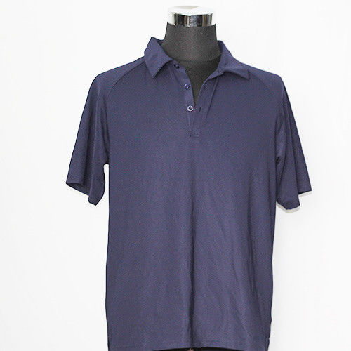 Short Sleeve Cotton Cool Polo Shirts Casual Split Hem Wrinkle Resistant